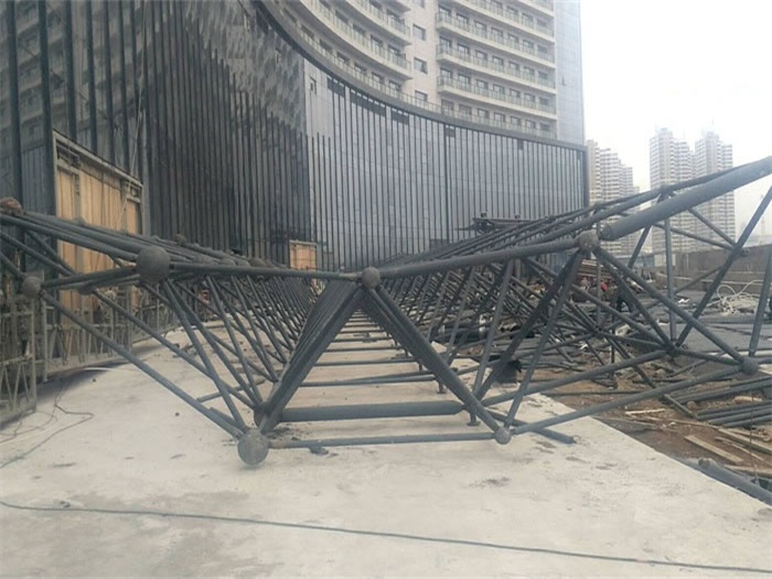 新疆万豪酒店雨棚网架